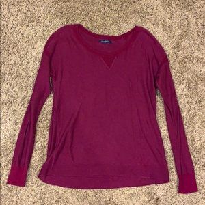 American Eagle maroon sweater